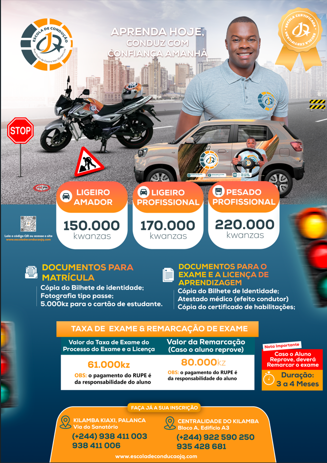 Promoção Escola de Condução JQ